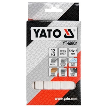 Yato kreda za obeležavanje bela set 12/1 YT-69931-2