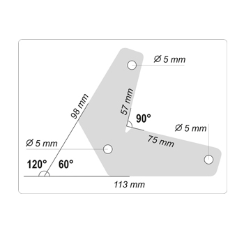 Yato magnet za zavarivanje 98x113mm 2/1 YT-08721-2