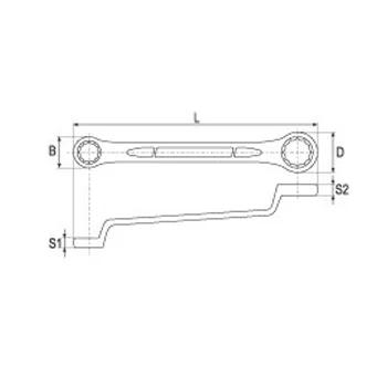 Yato ključ okasti 10x11mm YT-0385-1