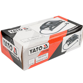 Yato nožna pumpa 2 klipa sa manometrom YT-7350-2