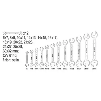 Yato garnitura viljuškastih ključeva 6-32mm 12 kom YT-0152 Yato garnitura viljuškastih ključeva 6-32mm 12 kom YT-0152