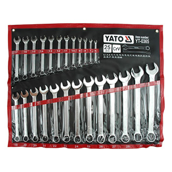 Yato garnitura viljuškasto-okastih ključeva 6-32mm 25 kom YT-0365 Yato garnitura viljuškasto-okastih ključeva 6-32mm 25 kom YT-0365