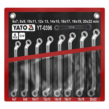 Yato garnitura okastih ključeva 6-22mm 8 kom YT-0396-1