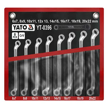 Yato garnitura okastih ključeva 6-22mm 8 kom YT-0396 Yato garnitura okastih ključeva 6-22mm 8 kom YT-0396