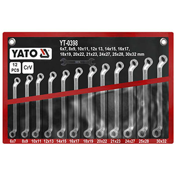 Yato garnitura okastih ključeva 6-32mm 12 kom YT-0398-1