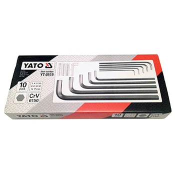 Yato garnitura dugih imbus ključeva 3-17mm 10 kom YT-0519 Yato garnitura dugih imbus ključeva 3-17mm 10 kom YT-0519