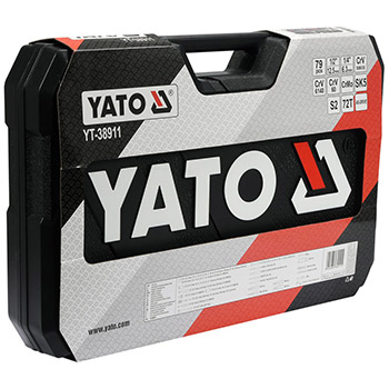 Yato garnitura od 79 alata za automehaničare u koferu YT-38911-3