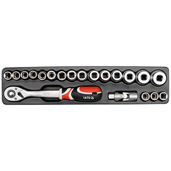 Yato garnitura od 62 alata u metalnoj kutiji YT-3895 Yato garnitura od 62 alata u metalnoj kutiji YT-3895