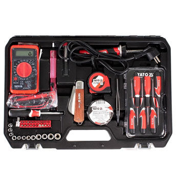 Yato set električarskog alata 68 delova YT-39009-3