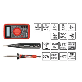 Yato set električarskog alata 68 delova YT-39009 Yato set električarskog alata 68 delova YT-39009