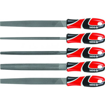 Yato garnitura turpija za metal 5kom fina YT-6239 Yato garnitura turpija za metal 5kom fina YT-6239