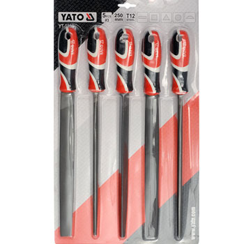 Yato garnitura turpija za metal 5kom fina YT-6239 Yato garnitura turpija za metal 5kom fina YT-6239