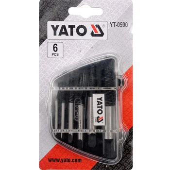 Yato garnitura za vađenje vijaka 6 delova YT-0590 Yato garnitura za vađenje vijaka 6 delova YT-0590