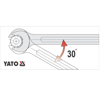Yato ključ viljuškasti 19x22mm CrV6140 YT-0122-2