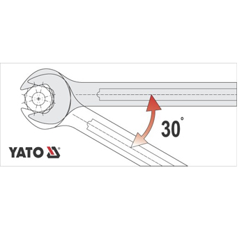 Yato ključ viljuškasti 6x7mm CrV 6140 YT-0107-2