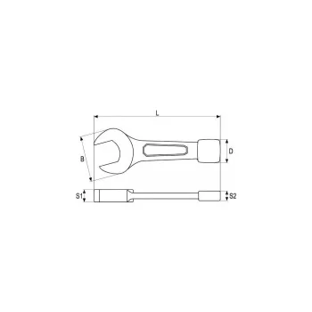 Yato ključ viljuškasti udarni 32mm YT-1617-1