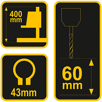 Yato Vorel nosač bušilice 400mm YT-79640-3