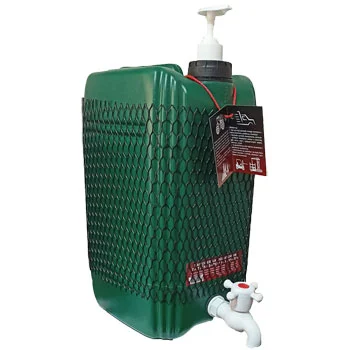 Kanister sa dozatorom za tečni sapun i slavinom 5 lit Kanister sa dozatorom za tečni sapun i slavinom 5 lit