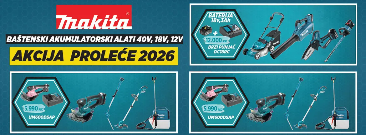 Makita akcija prolece 2026